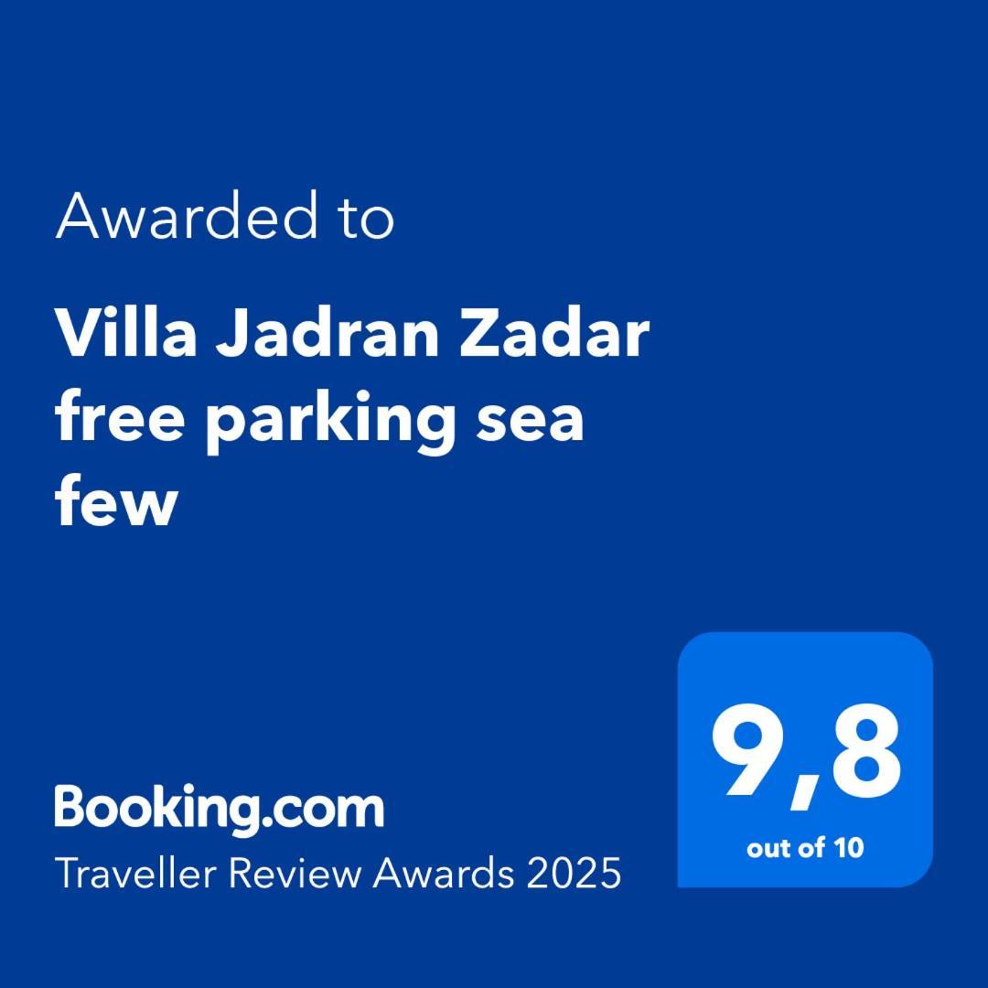 Villa Jadran Zadar Free Parking Sea View Buitenkant foto